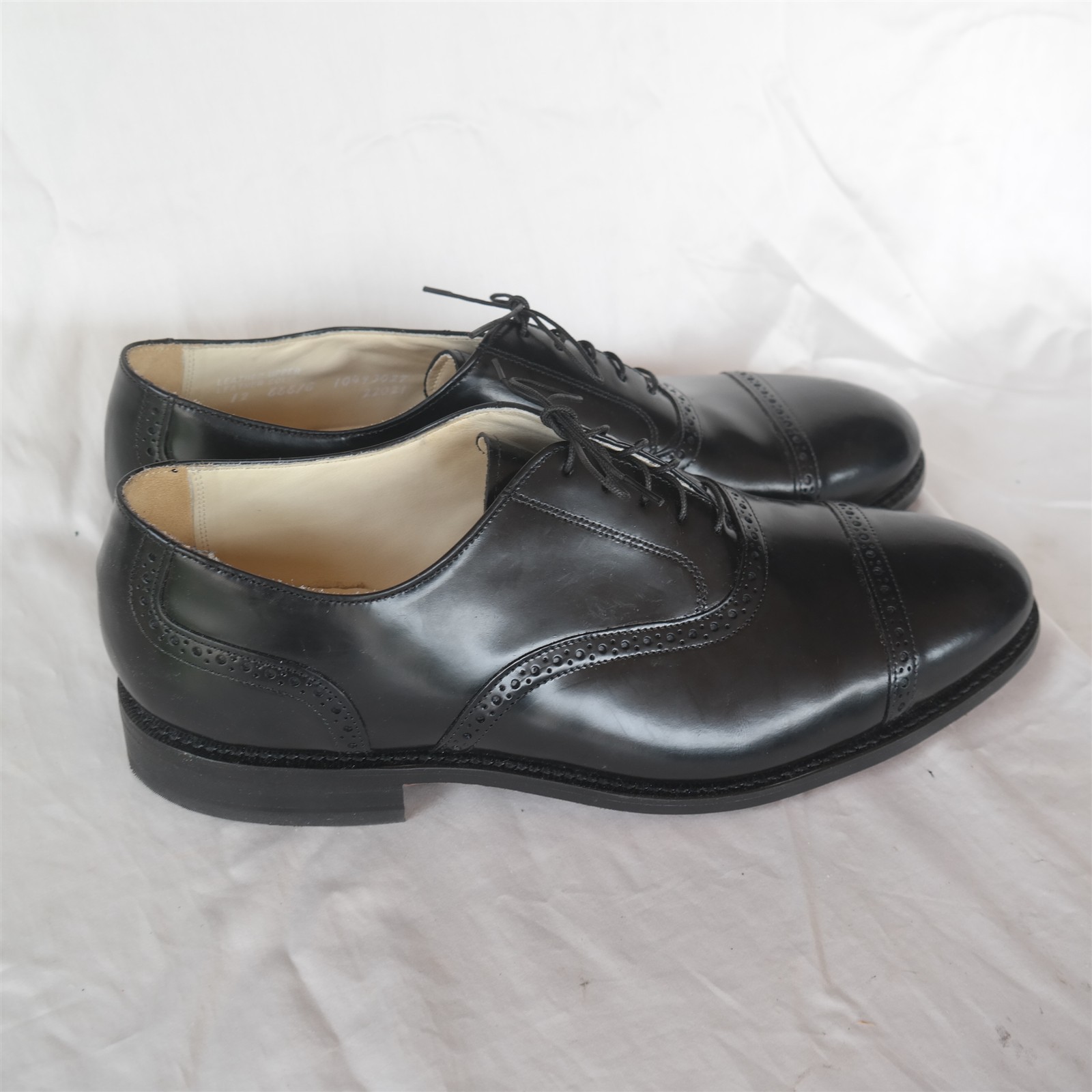 New Men’s Bostonian 22021 Jefferson Sz 12 EEE Dress shoes Black