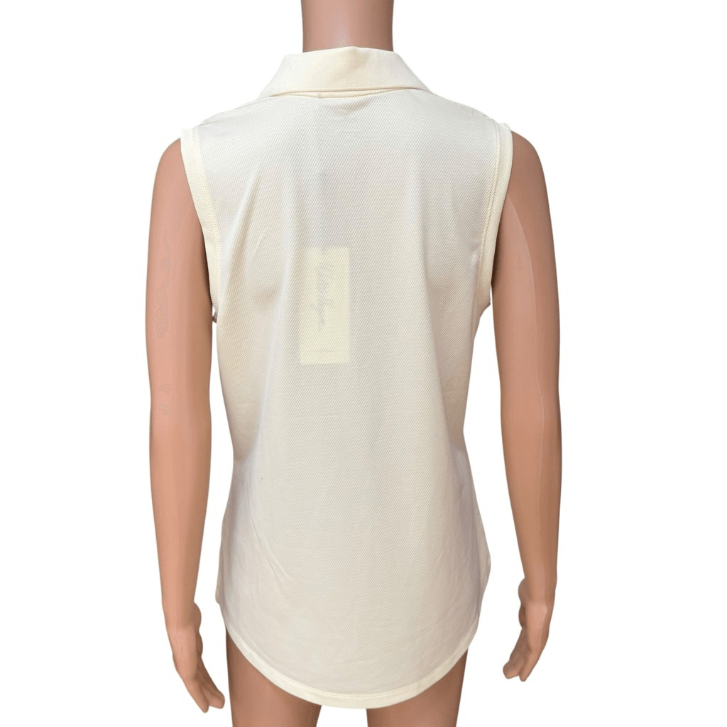 Walter Hagen Lemon Sorbet Yellow Clubhouse Scallop Golf Polo T Shirt size S NWT