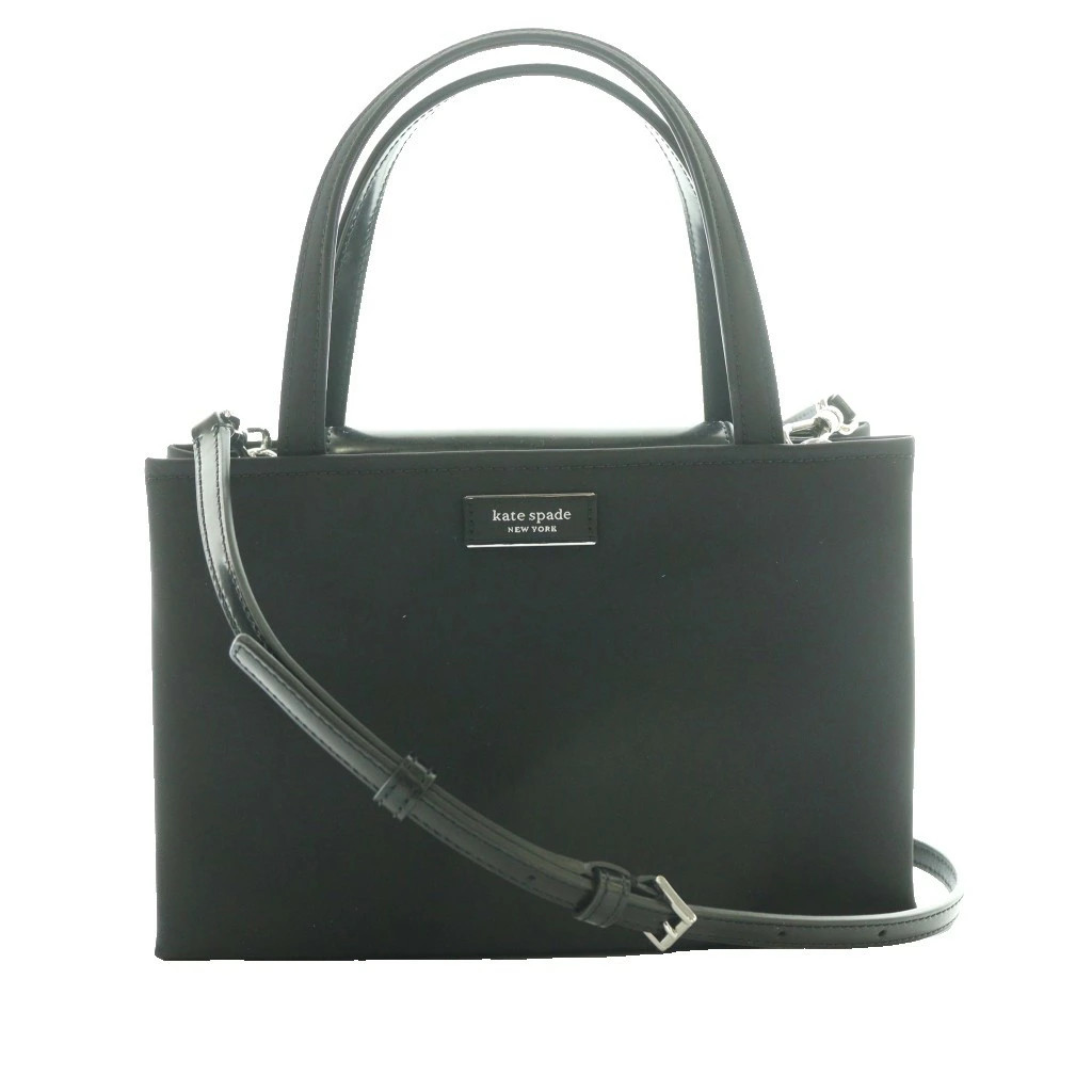 Used Kate Spade Sam small tote bag shoulder 2WAY nylon black SS OS Ladies Vector