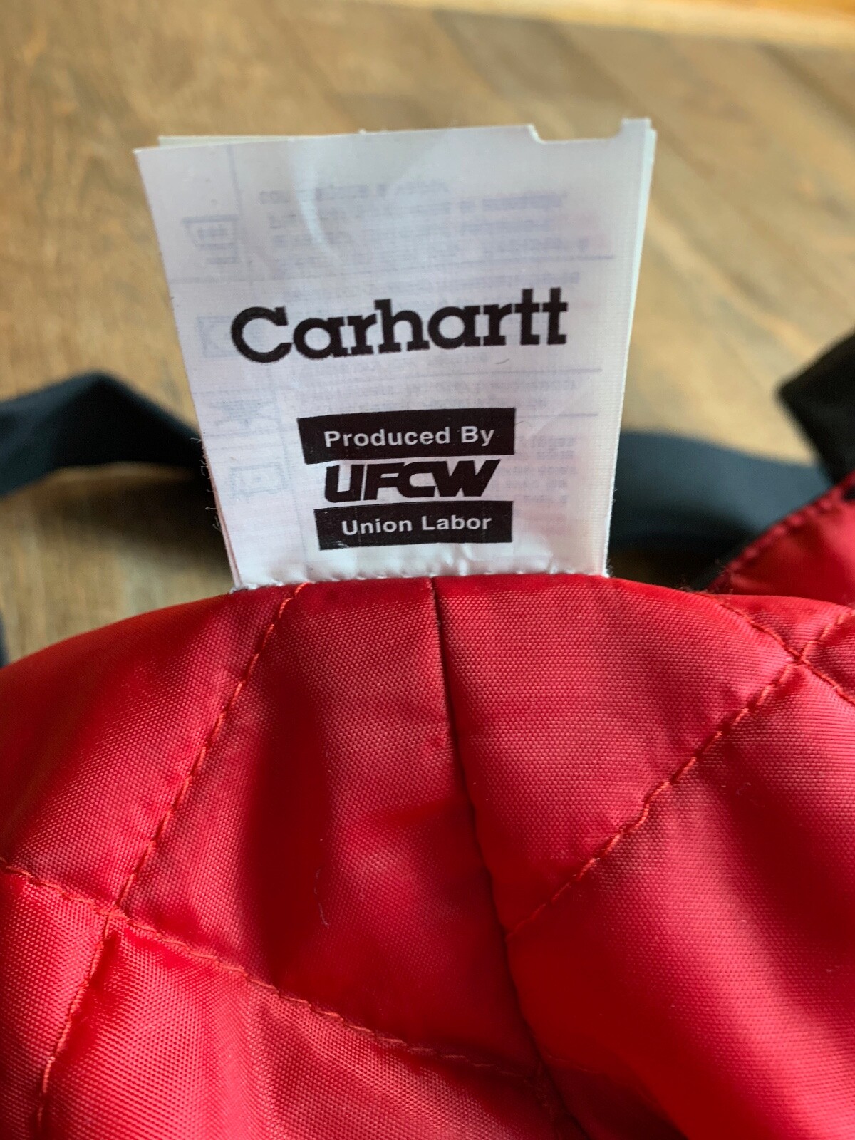 NWT Carhartt R38BLK Biberalls 48×32 Duck Canvas QuiltedZip To Waist USA Union