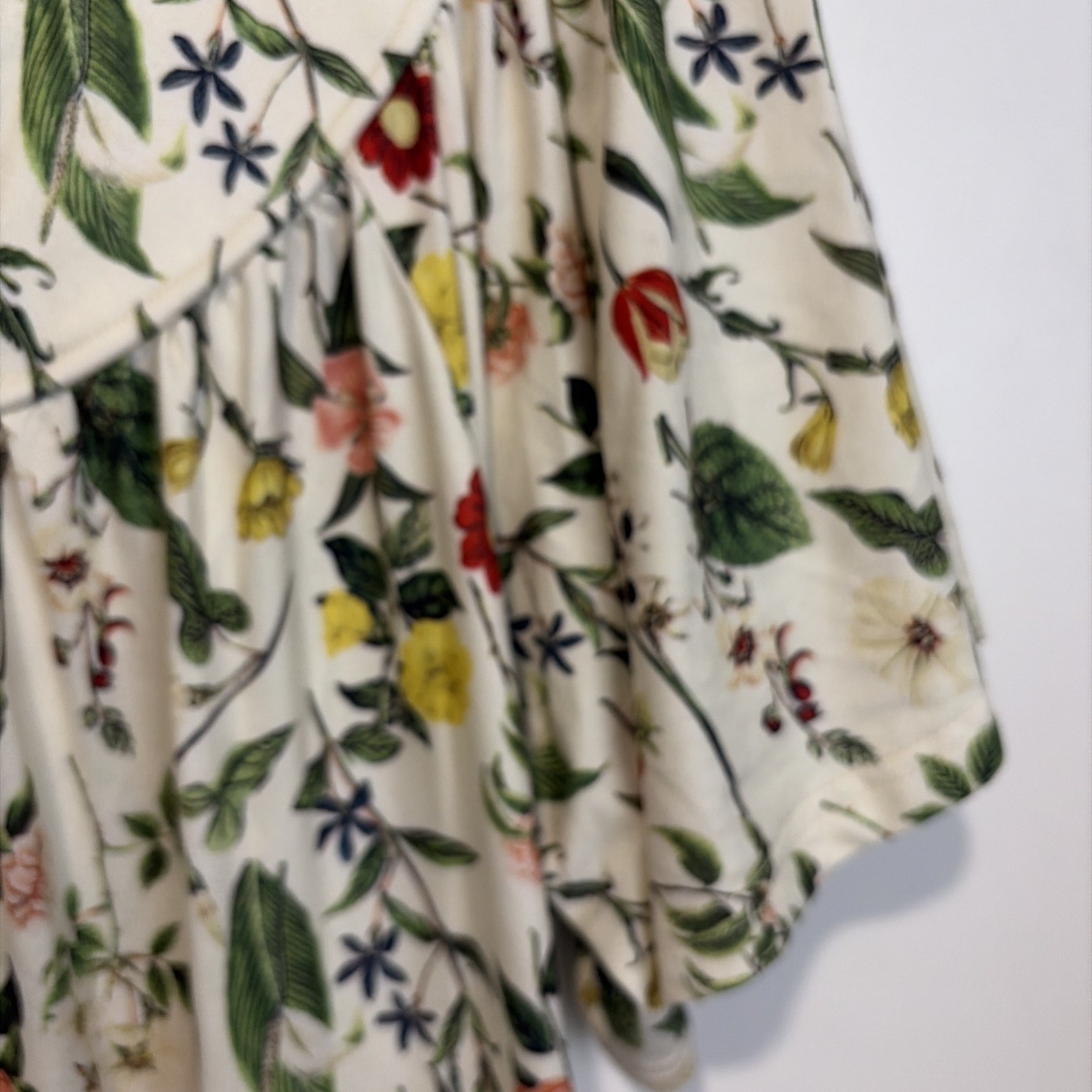 House Dress Women’s Plus Boho Pleated Short Sleeve Dress Size XL