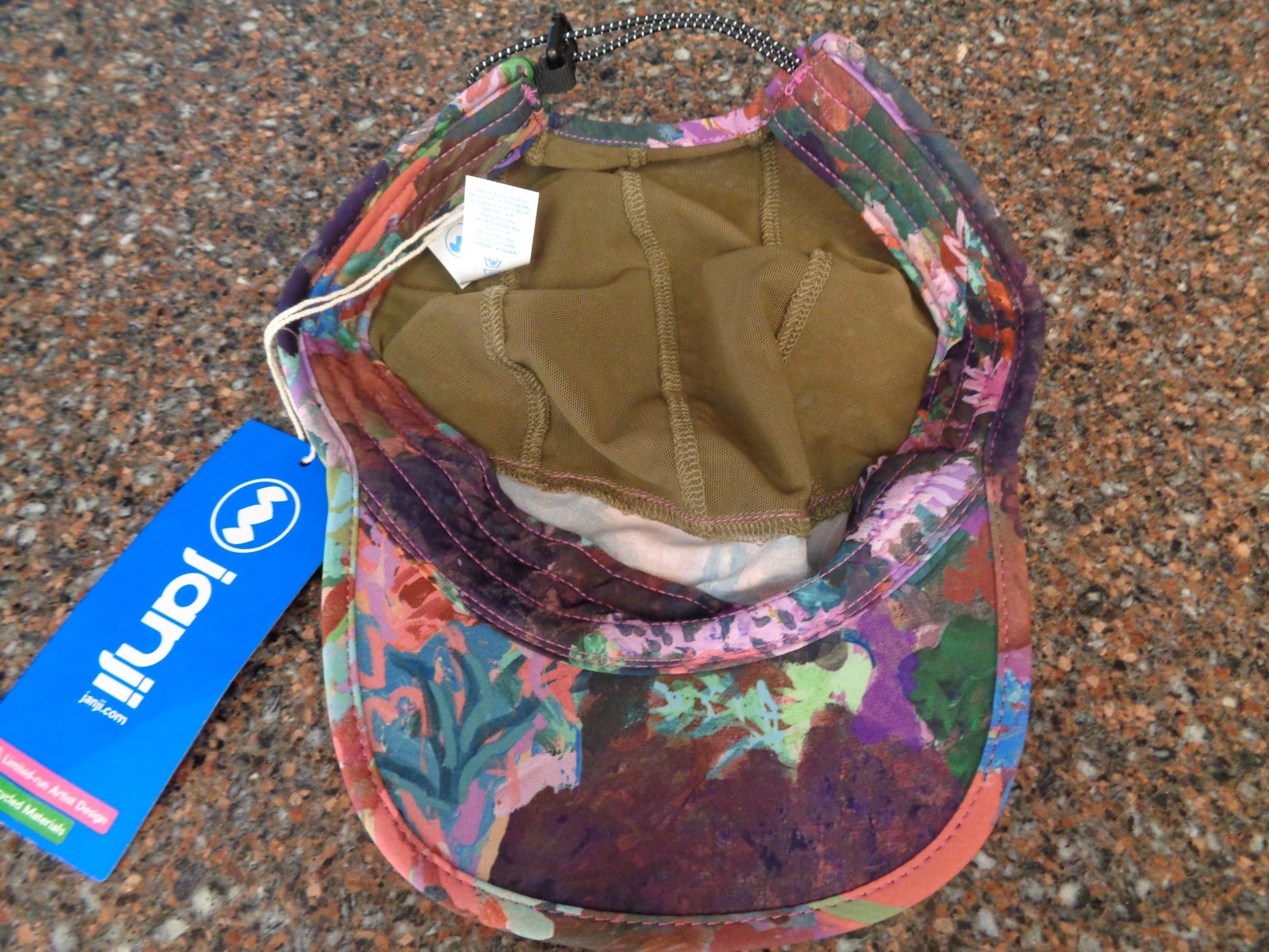 Janji Hatchback Mesh Cap Reverse Bay Limited Artist Design Cooling One Sz NWT