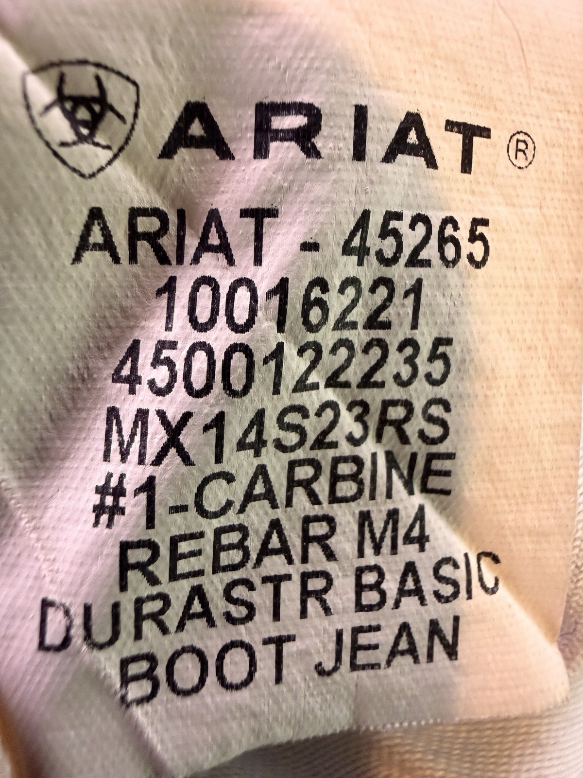 Ariat Rebar M4 Relaxed Boot Cut Jeans Men’s 28/30 Blue Durastretch Edge[H-144]