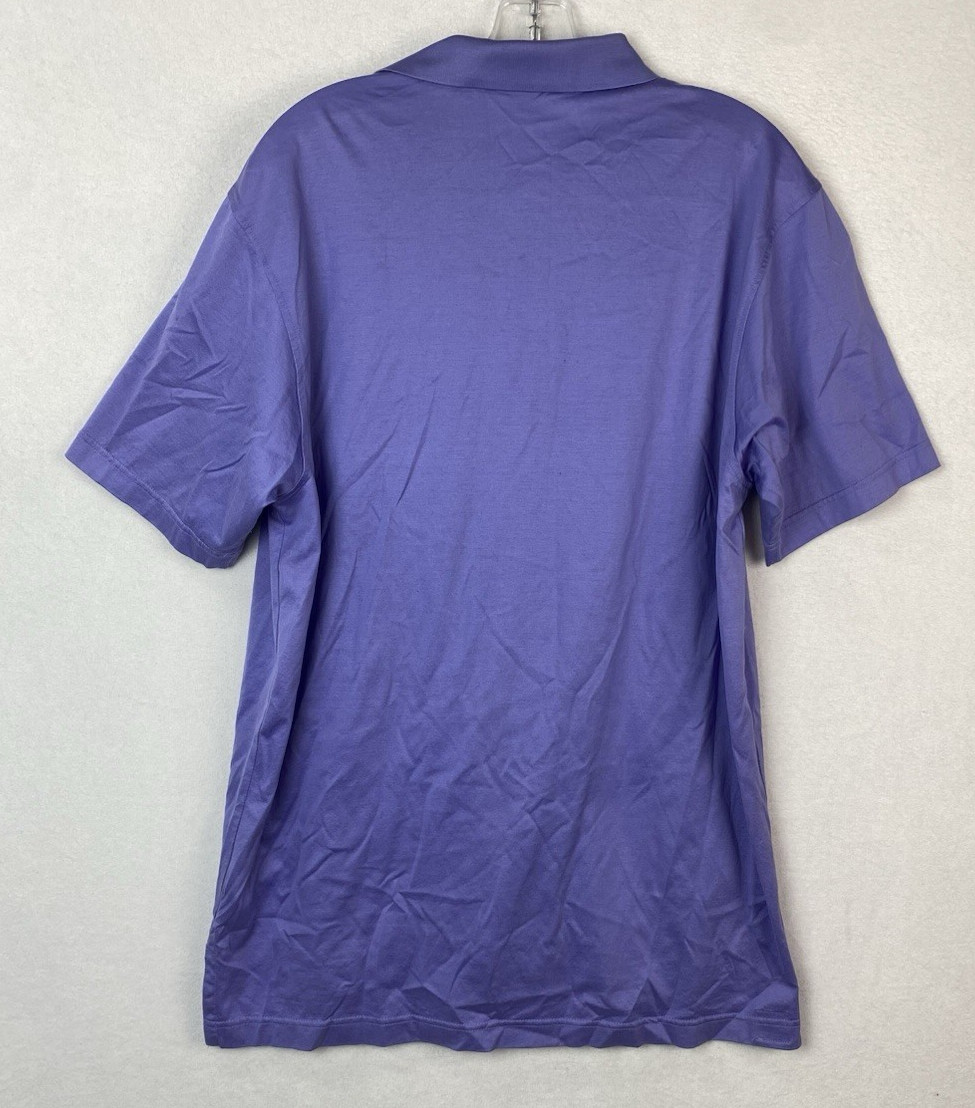 Peter Millar 100% Cotton Waterville 1889 Golf Polo Shirt Men’s M Orchid/Purple