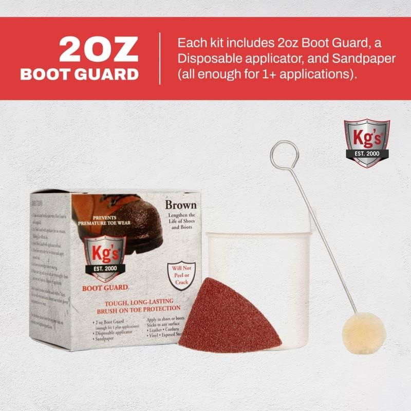 Boot Guard Brush on Toe Protection – Brush on Liquid for Tough, Long-Lasting Saf
