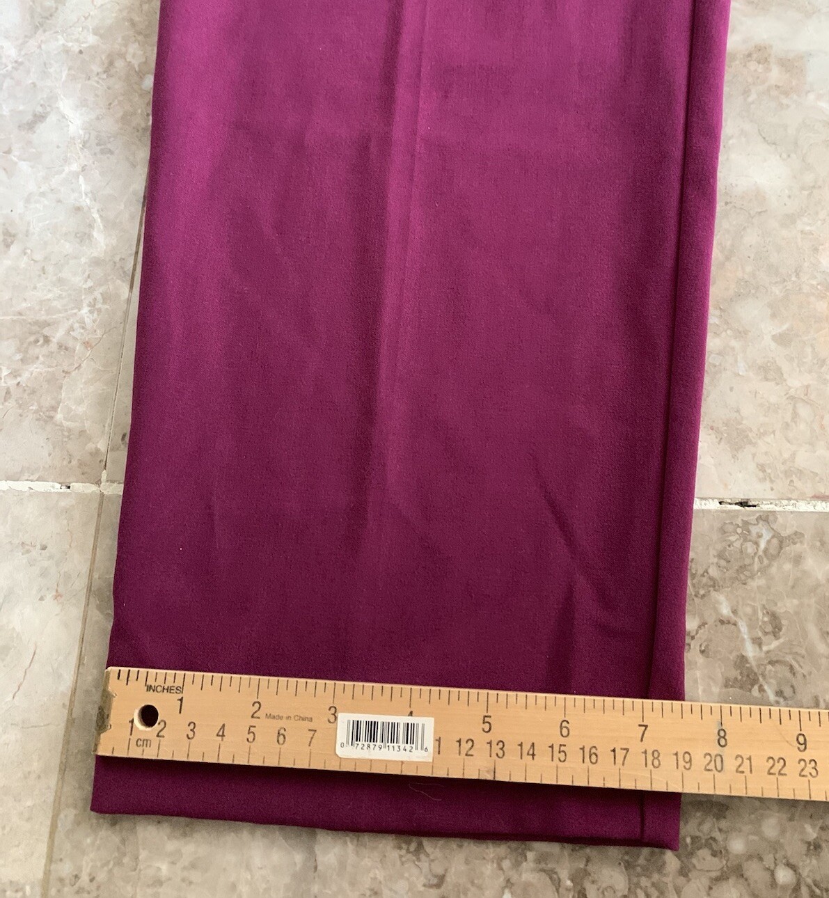 The Limited 24W Wear To Work Pant Mid Rise Plum Modern Tailored Fit Slim Ankle