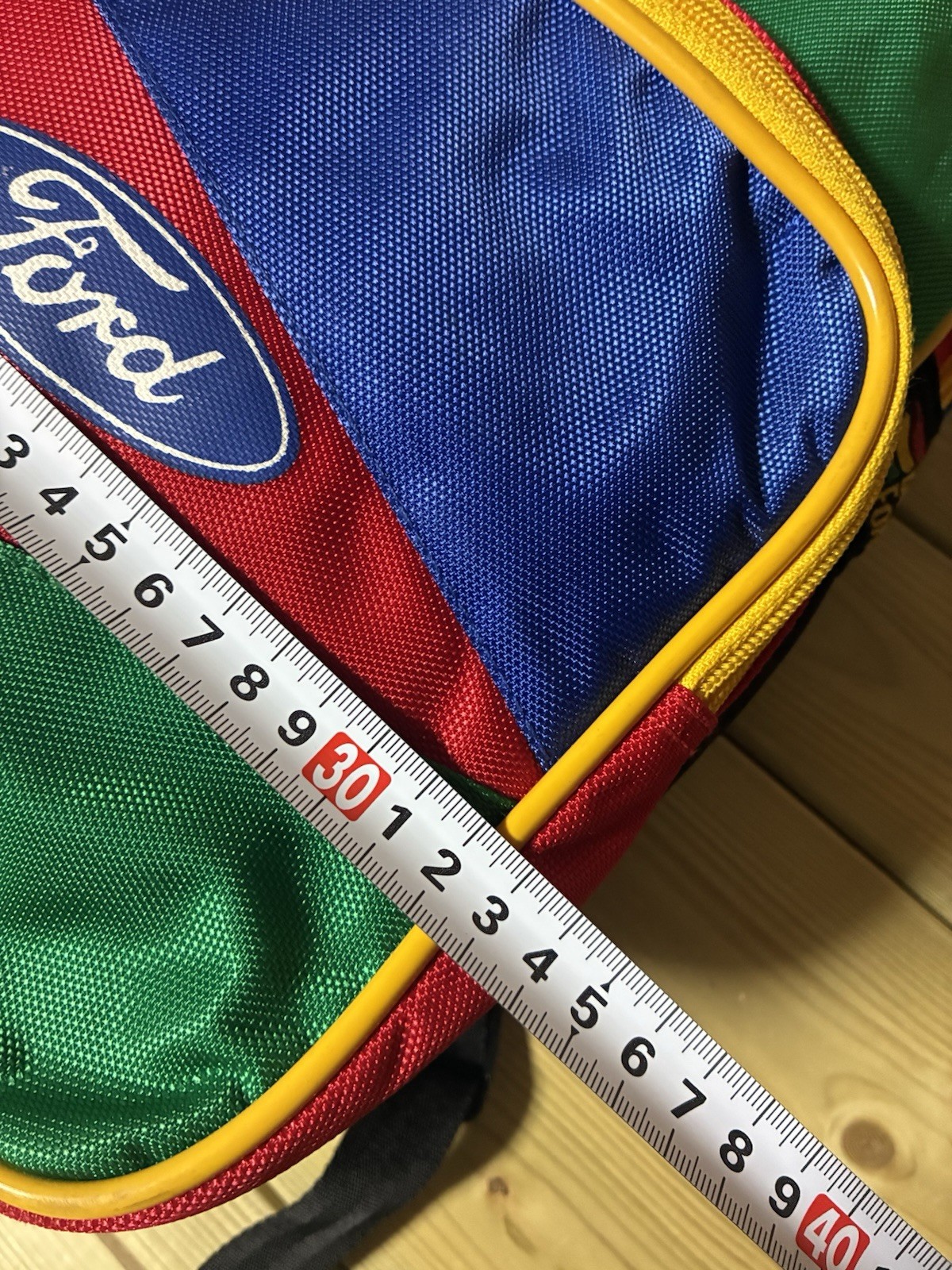 United Colors of Benetton Formula Vintage Backpack Bag Size 20.3 x 12.6 x 6.3 in