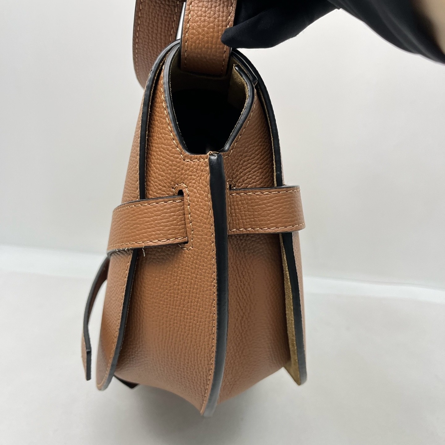 Loewe Pre-Owned Authentic Saddle Bag Caramel Free Tracked Shipping