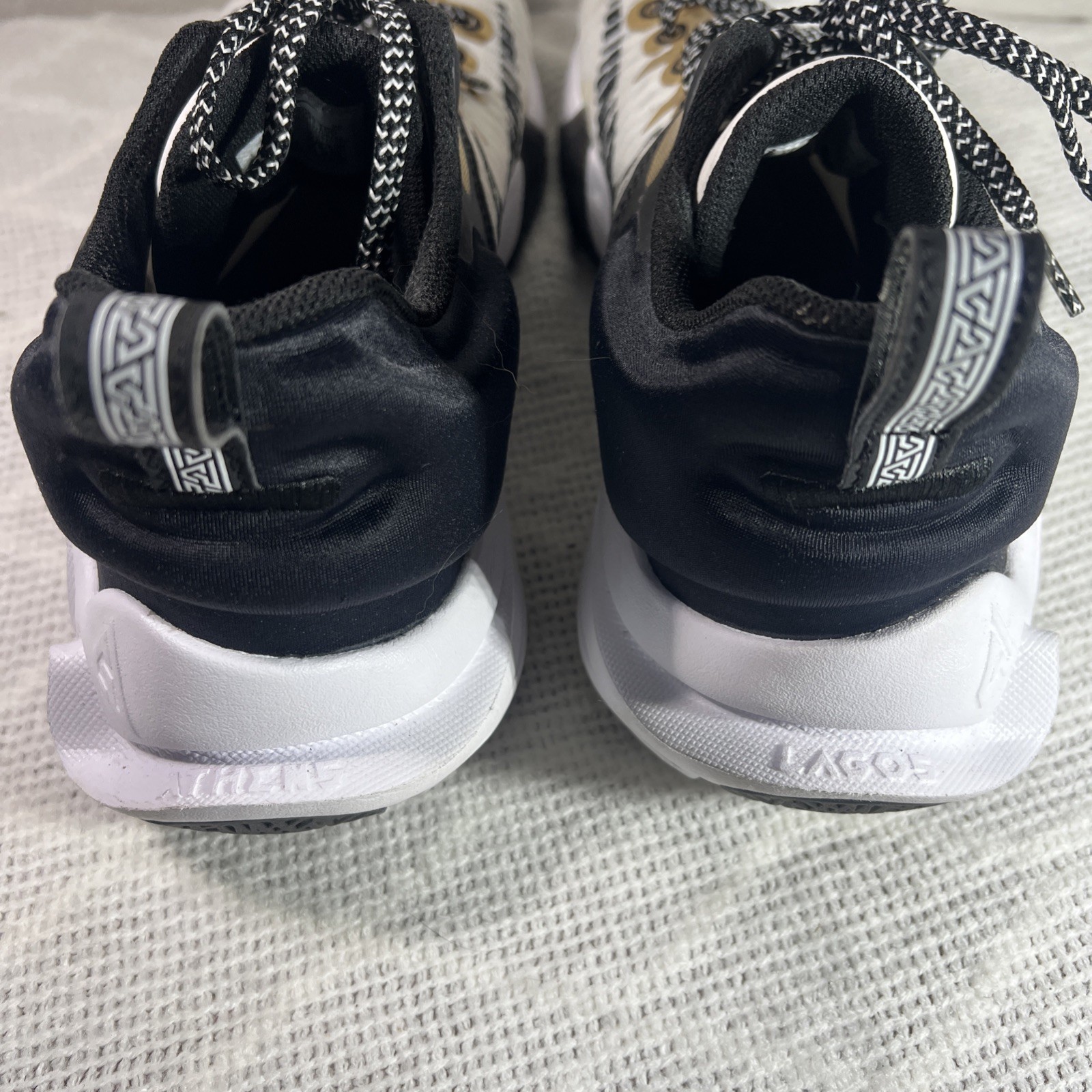 Nike Men’s Giannis Immortality Championship CZ4099-100 White Mesh Lace-Up SZ 12