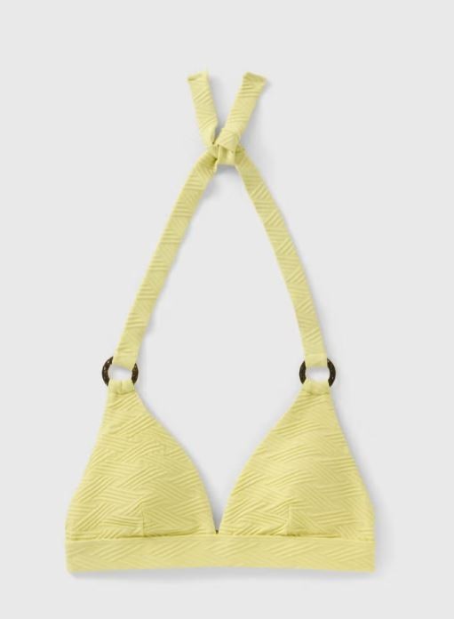 New buter yellow lemon padded bikini size 20/18 summer holiday (756)