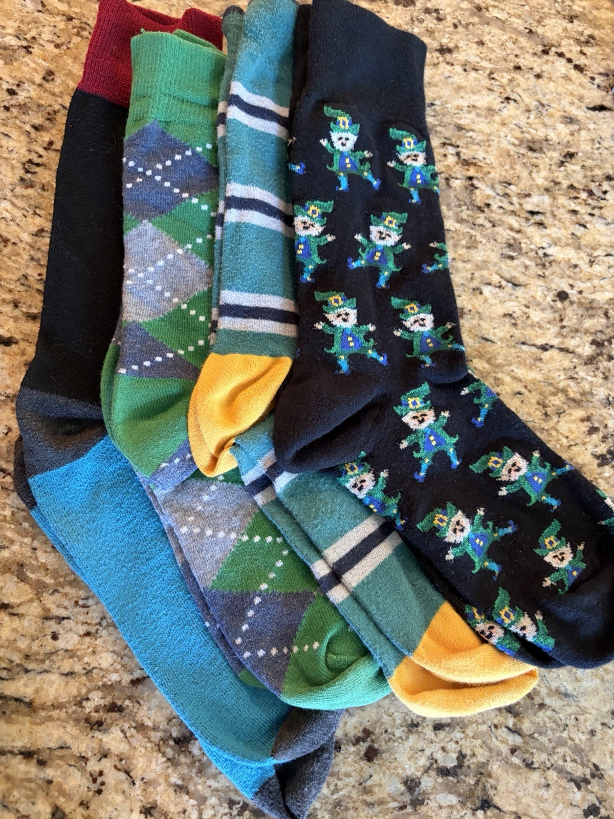 Men’s Dress Socks 10-13, Assorted Colors
