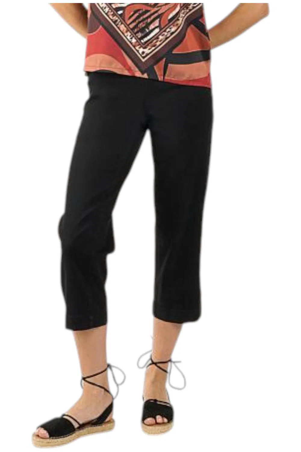 DG2 by Diane Gilman Women’s Classic Straight Leg Crop Jean Black