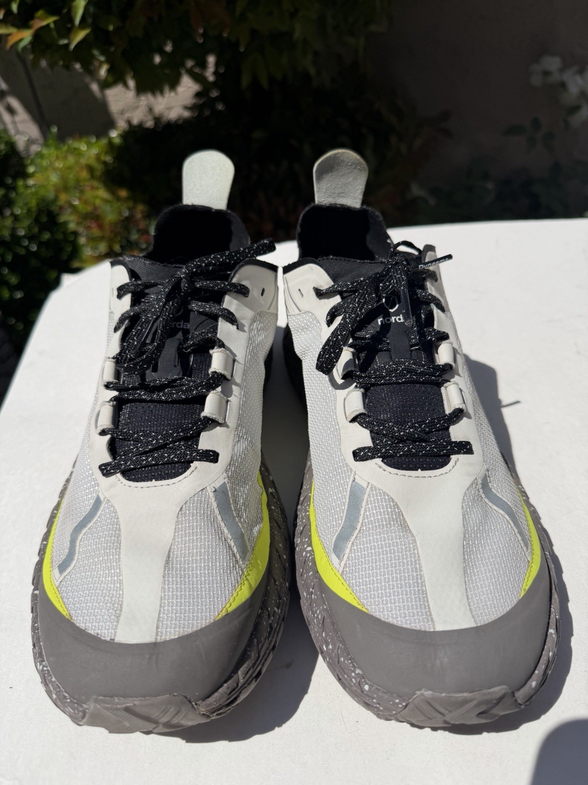 *worn* Limited Edition Norda 001 Men’s Gray Icicle Trail Running Shoes Size 11
