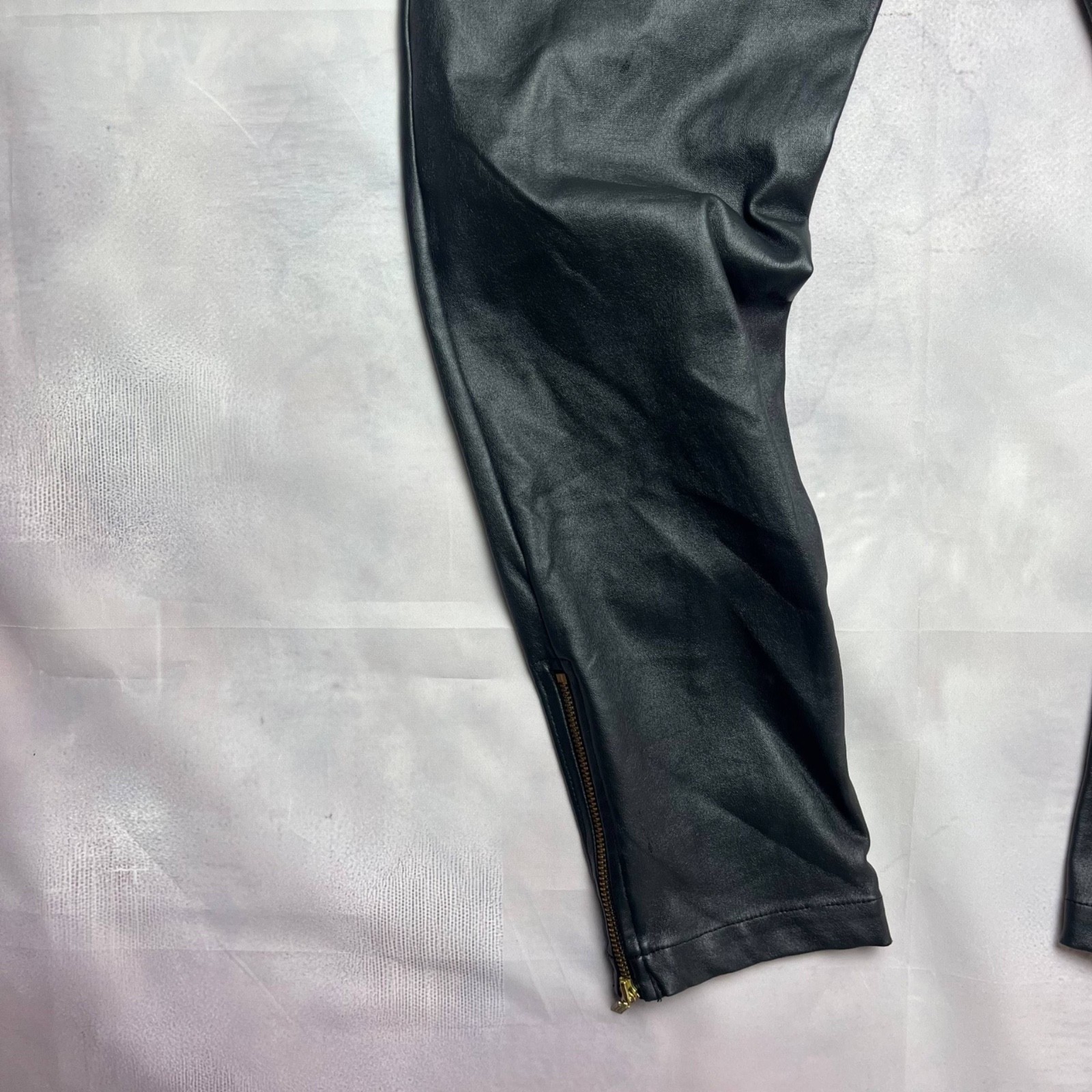 Barbour International Women’s Black Coated Skinny Trousers Jeans Size UK 10 W28