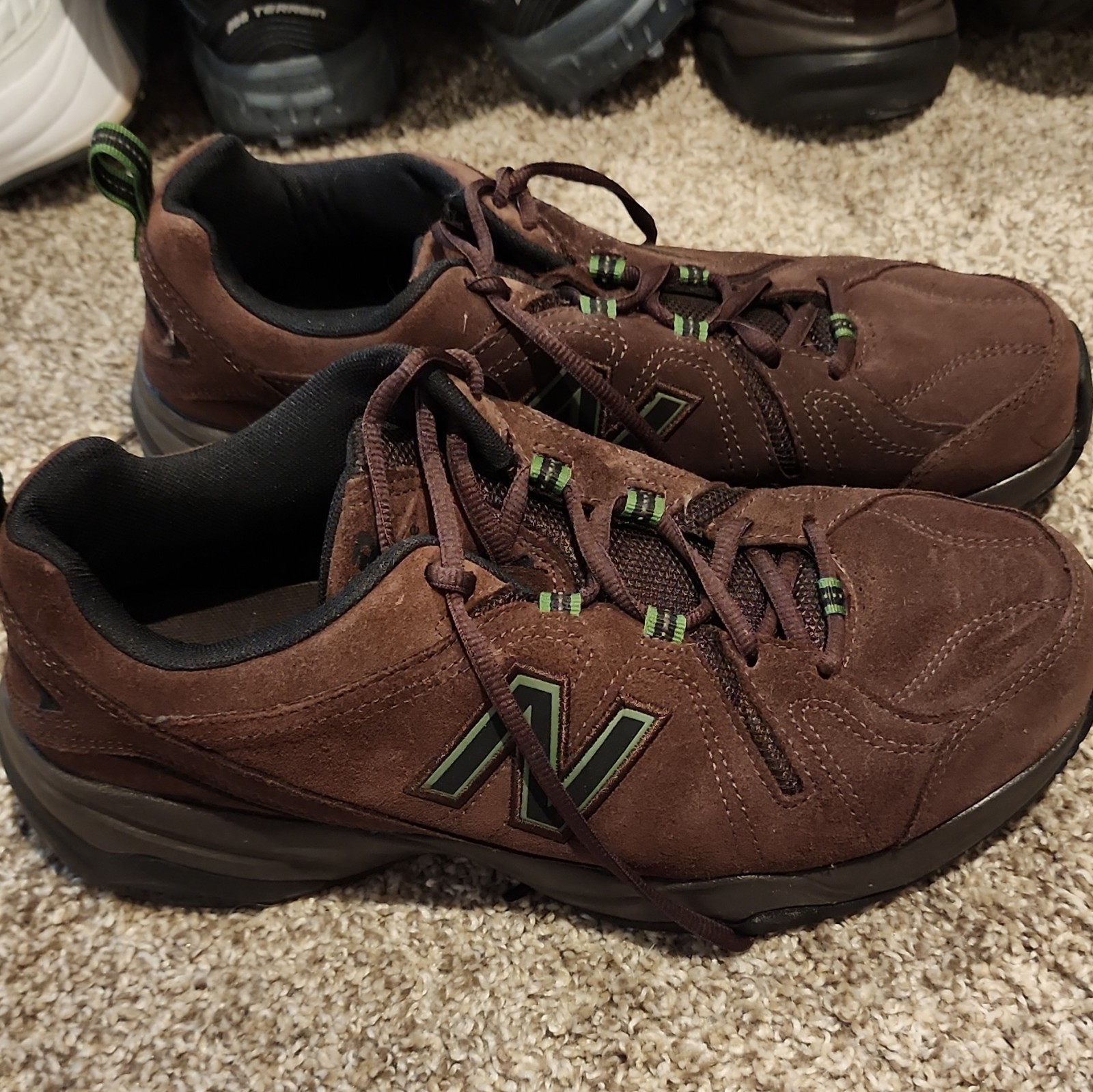 New Balance 608v4 Men’s Brown Lace-Up Low Top Sneakers 2E MX608V4O