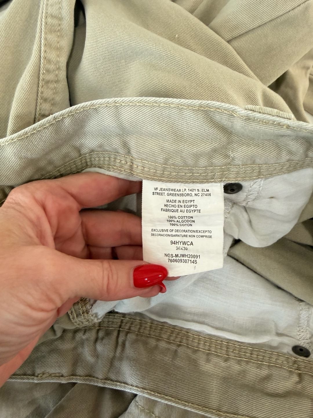 Wrangler Authentic Issue Carpenter Pants 36×30 Khaki
