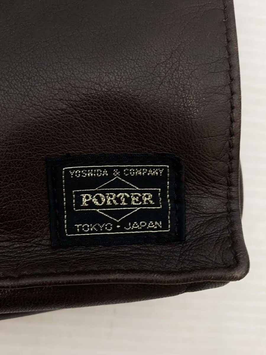 PORTER Briefcase Leather BRW Solid 022 03788