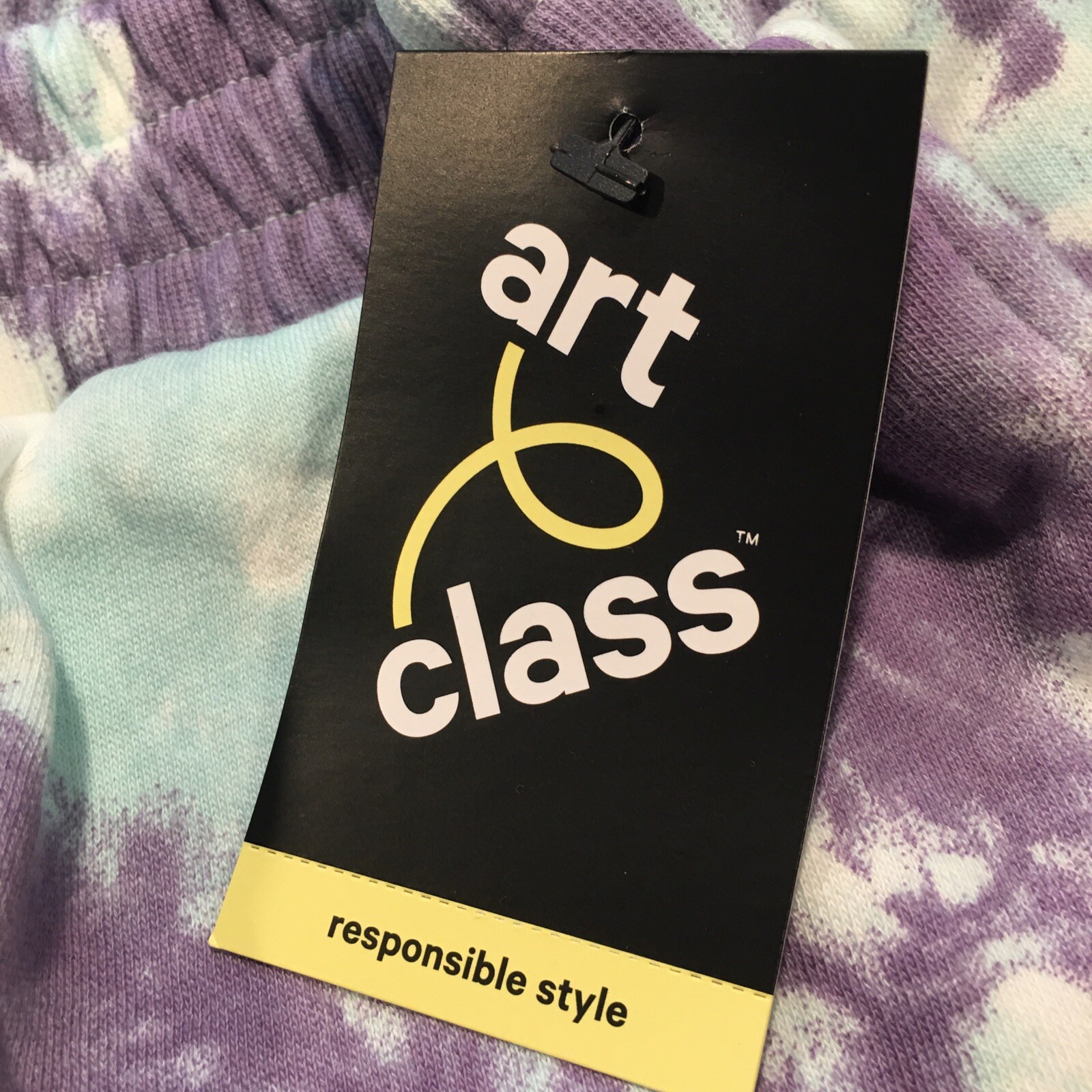 Art Class New Girl’s Size Medium (7/8) Blue & Purple Tie Dye Pull On Shorts