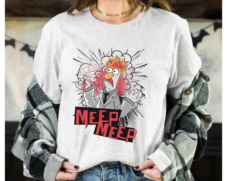 The Muppets Characters Beaker Meep Meep Shirt, Unisex T-shirt Family Birthday