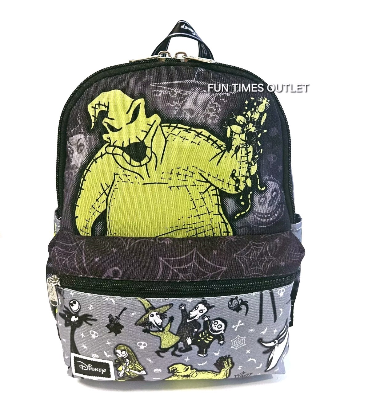 Disney Oogie Boogie 13″ Backpack Purse The Nightmare Before Christmas Travel Bag