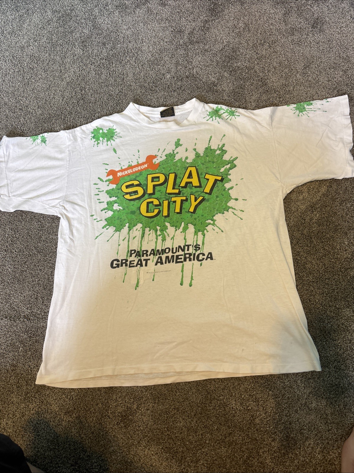 1995 Nickelodeon Splat City Paramount Shirt