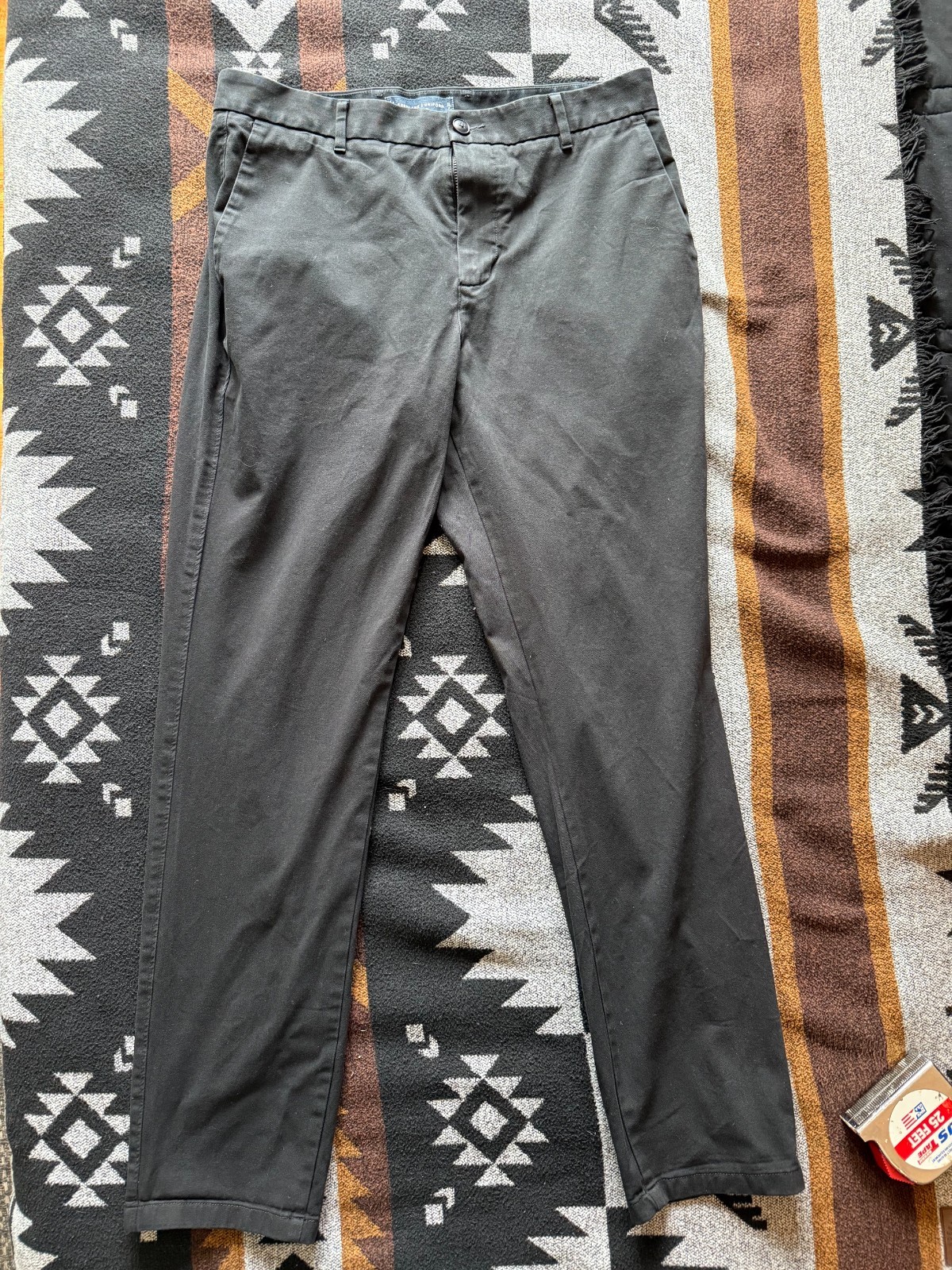 Everlane NEW Uniform Athletic Fit Performance Chino Pants Dark Gray Sz 33 x 32
