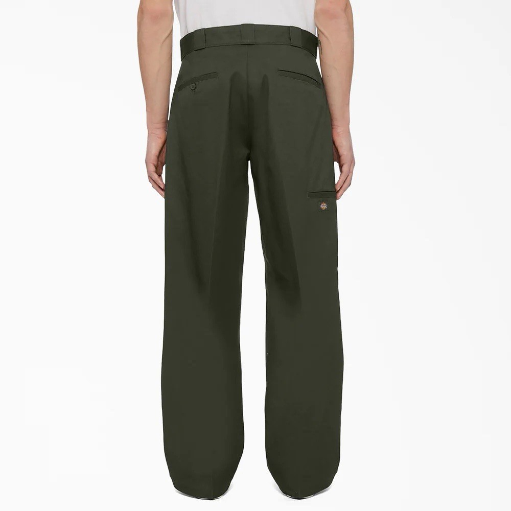 Dickies Men’s Loose Fit Double-Knee Work Pants Green/Black 34×30. 2 Pairs