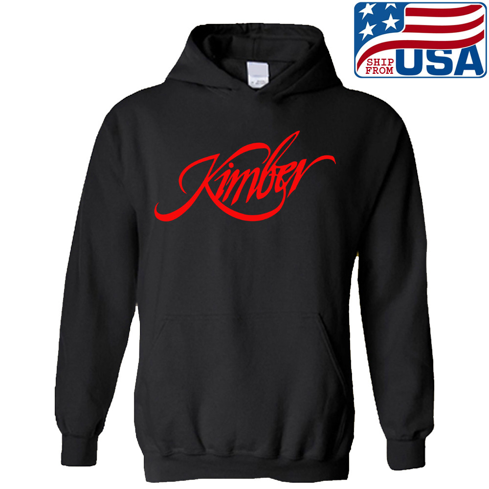 Kimber Guns Firearms Black Hoodie Sweatshirt Size S to 3XL