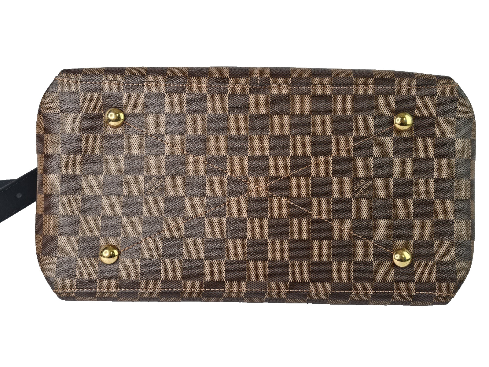 LOUIS VUITTON Damier Ebene a Calfskin Maida Shoulder Hobo Bag 2 Way Tote ARTSY