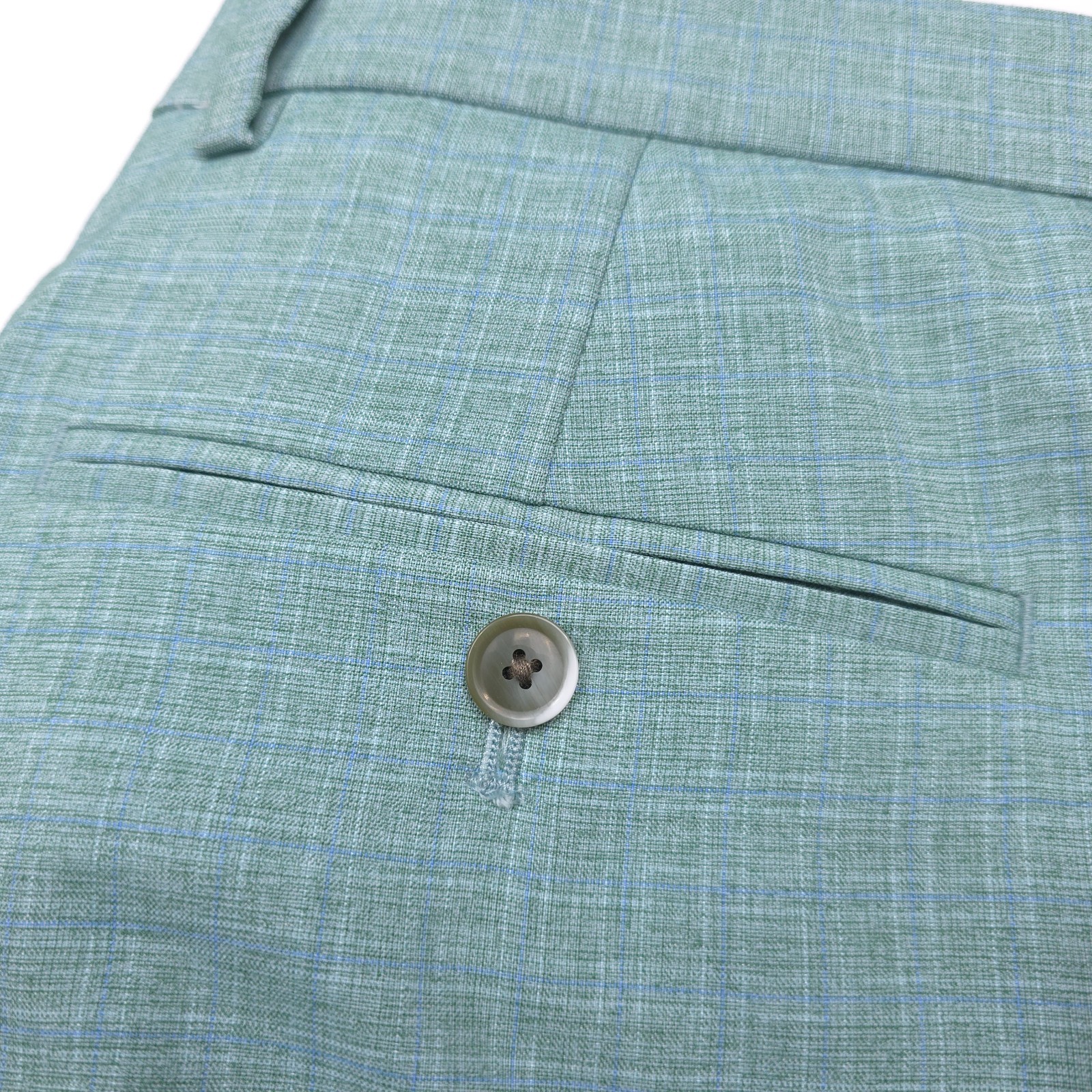 Nautica Gaff Suit Mens 38S X 32 Modern Fit Mint Green Two-Piece Nested