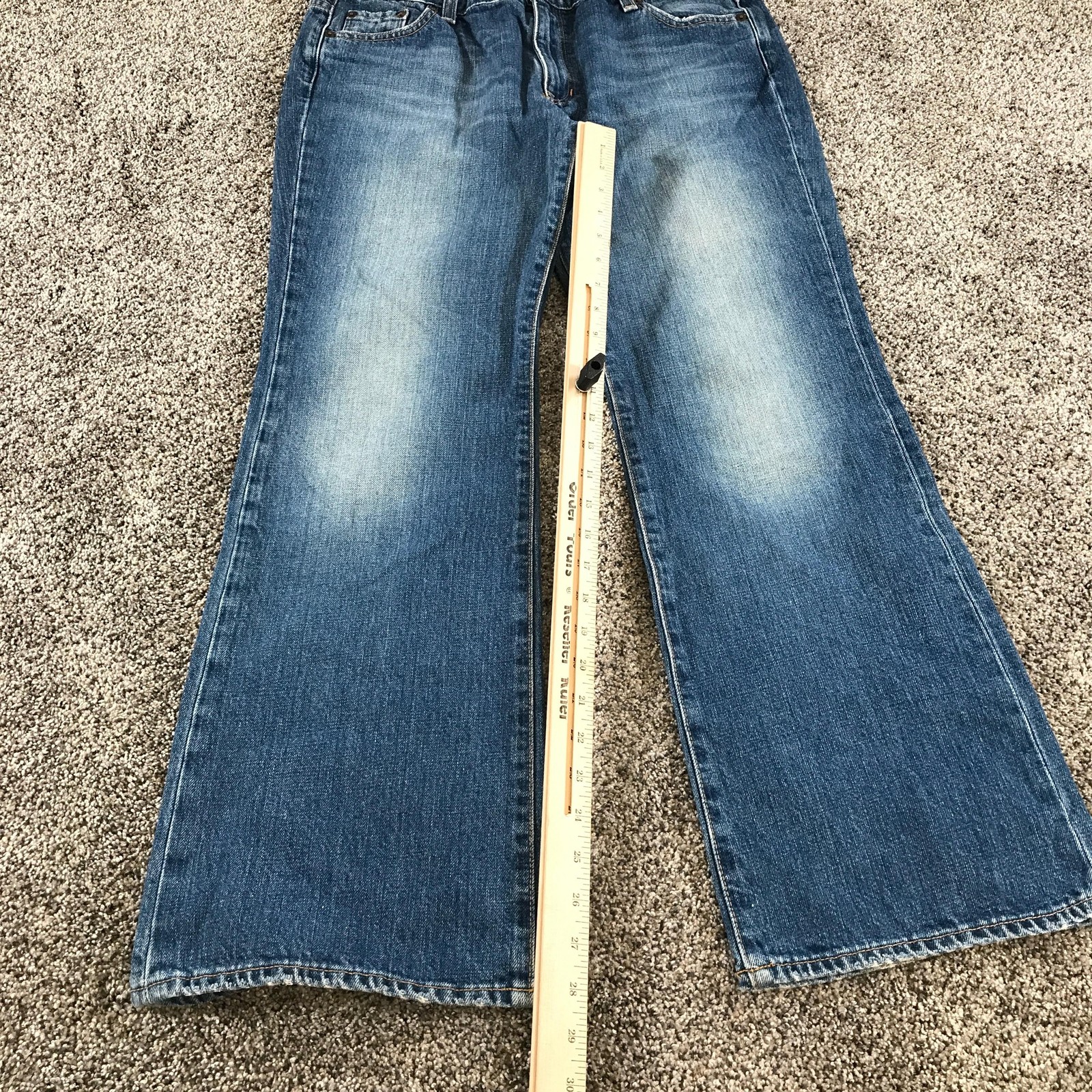 Vintage Gap Low Rise Bootcut Jeans Womens 12 Blue Med Wash Cotton Denim