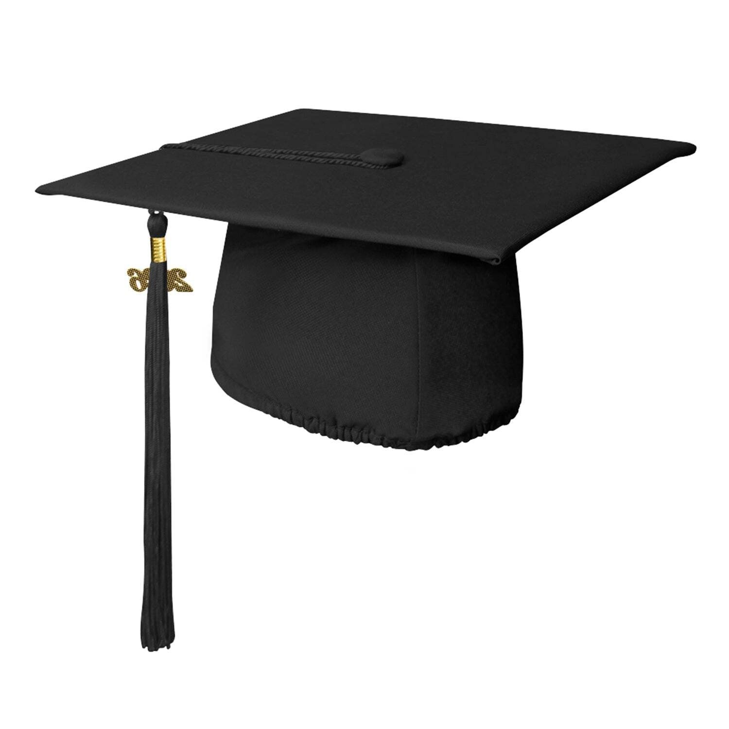 Endea Graduation Matte Black Cap & Tassel