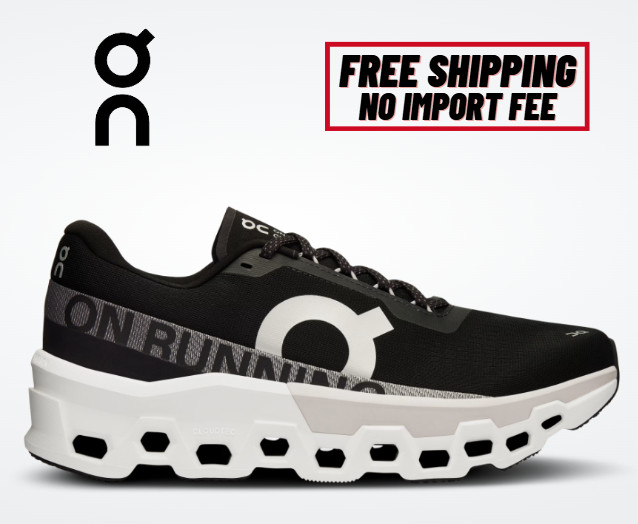 SALE! Auth On. Men’s Cloudmonster 2 Running Shoes Black | Frost No Import Fee