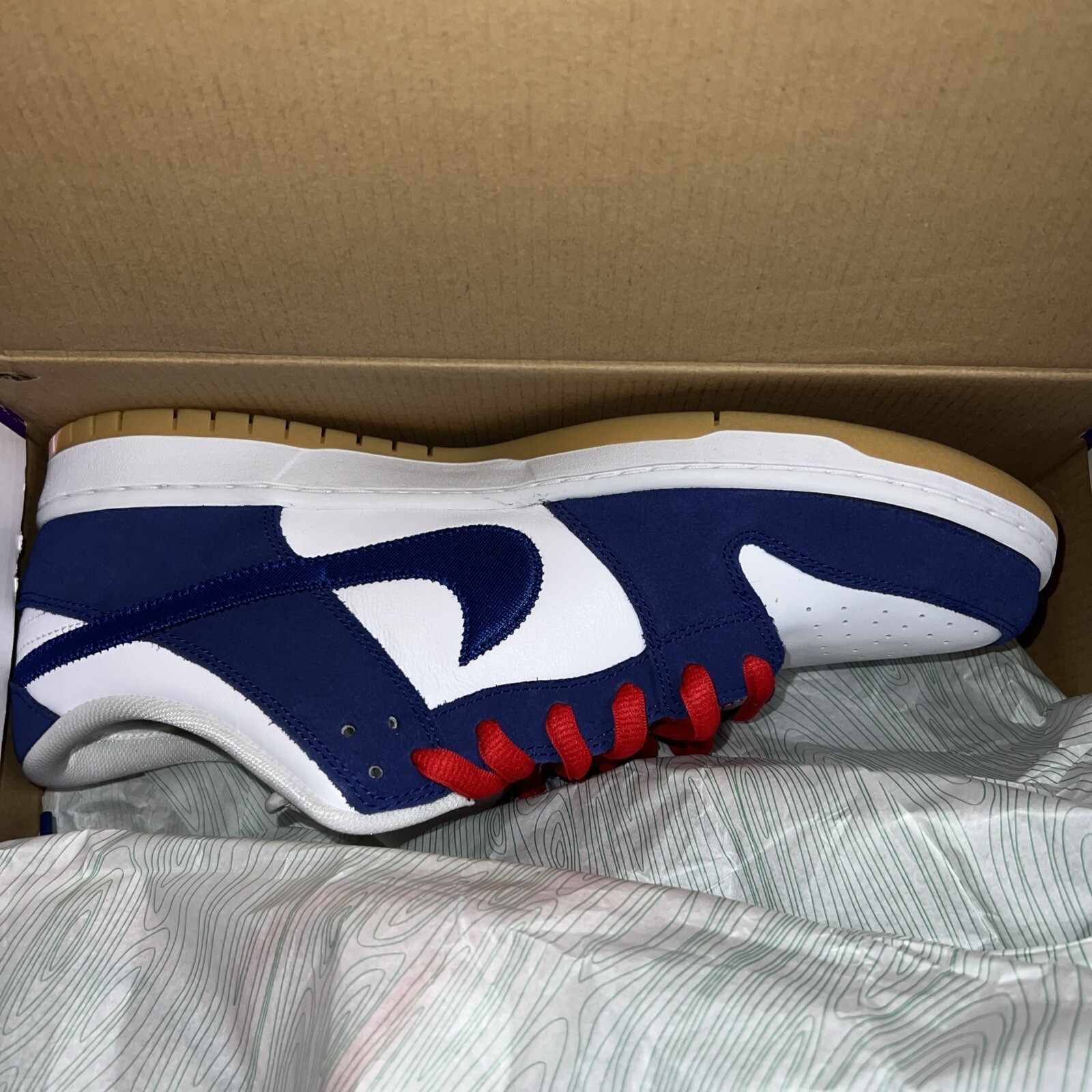 Size 13 – Nike SB Dunk Low Los Angeles Dodgers