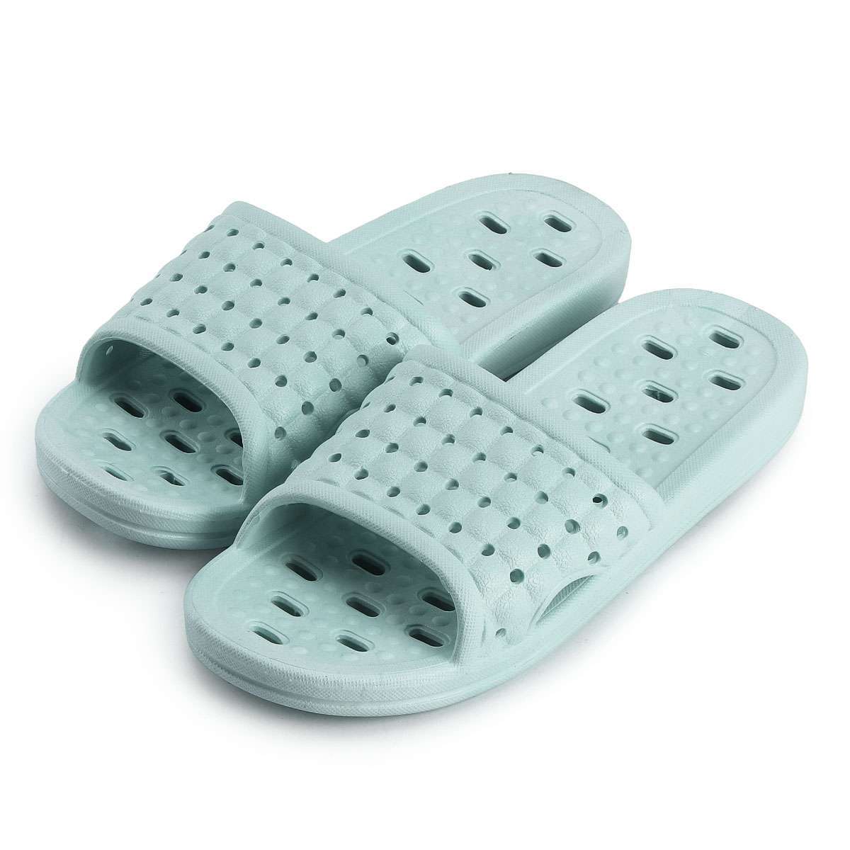 Unisex Shower Sandal Slippers w/ Hole Quick Drying Bathroom Gym Soft Sole shoes