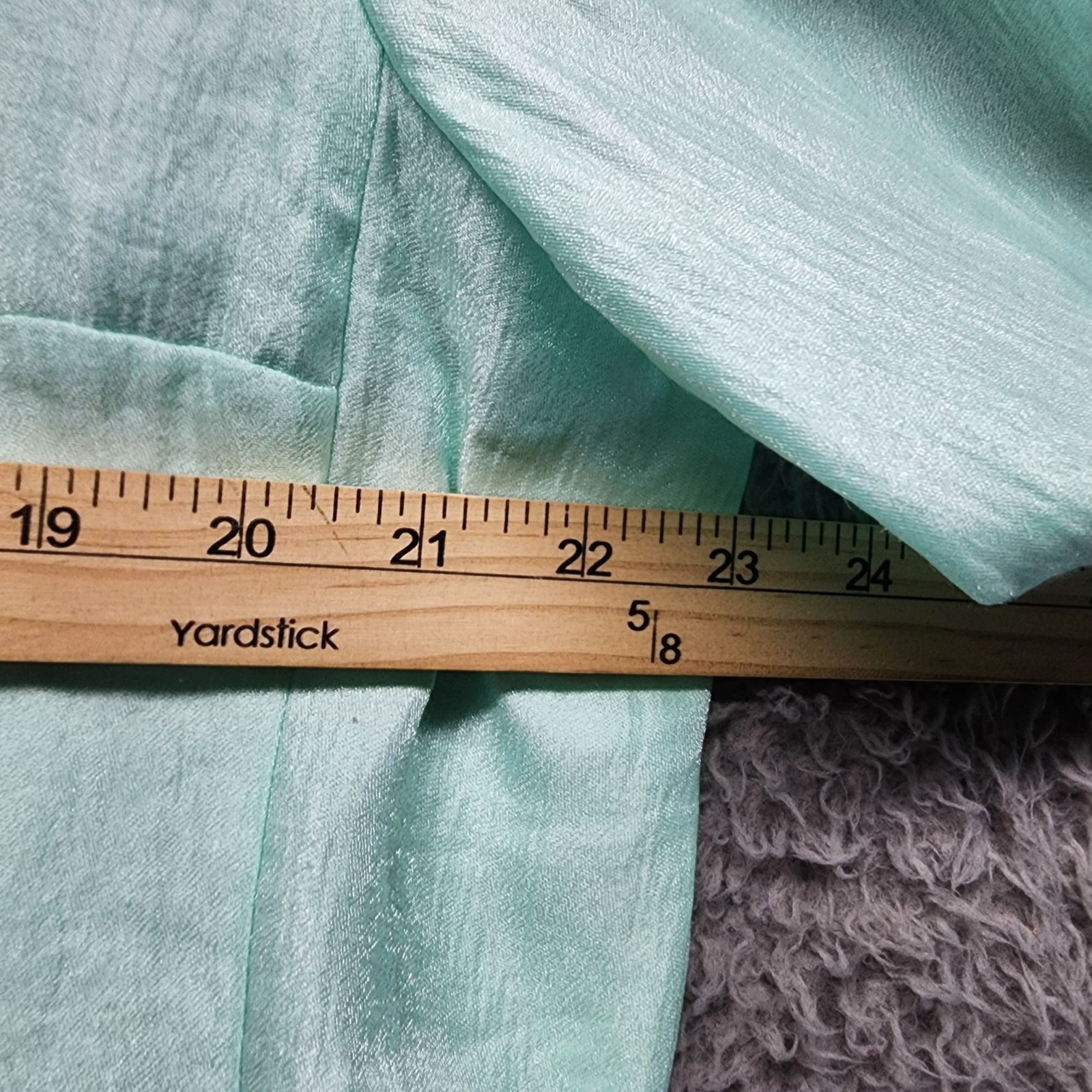 Ruby Rd. Jacket Womens 18 Mint Green Lightweight Rayon/Polyester/Nylon Blend