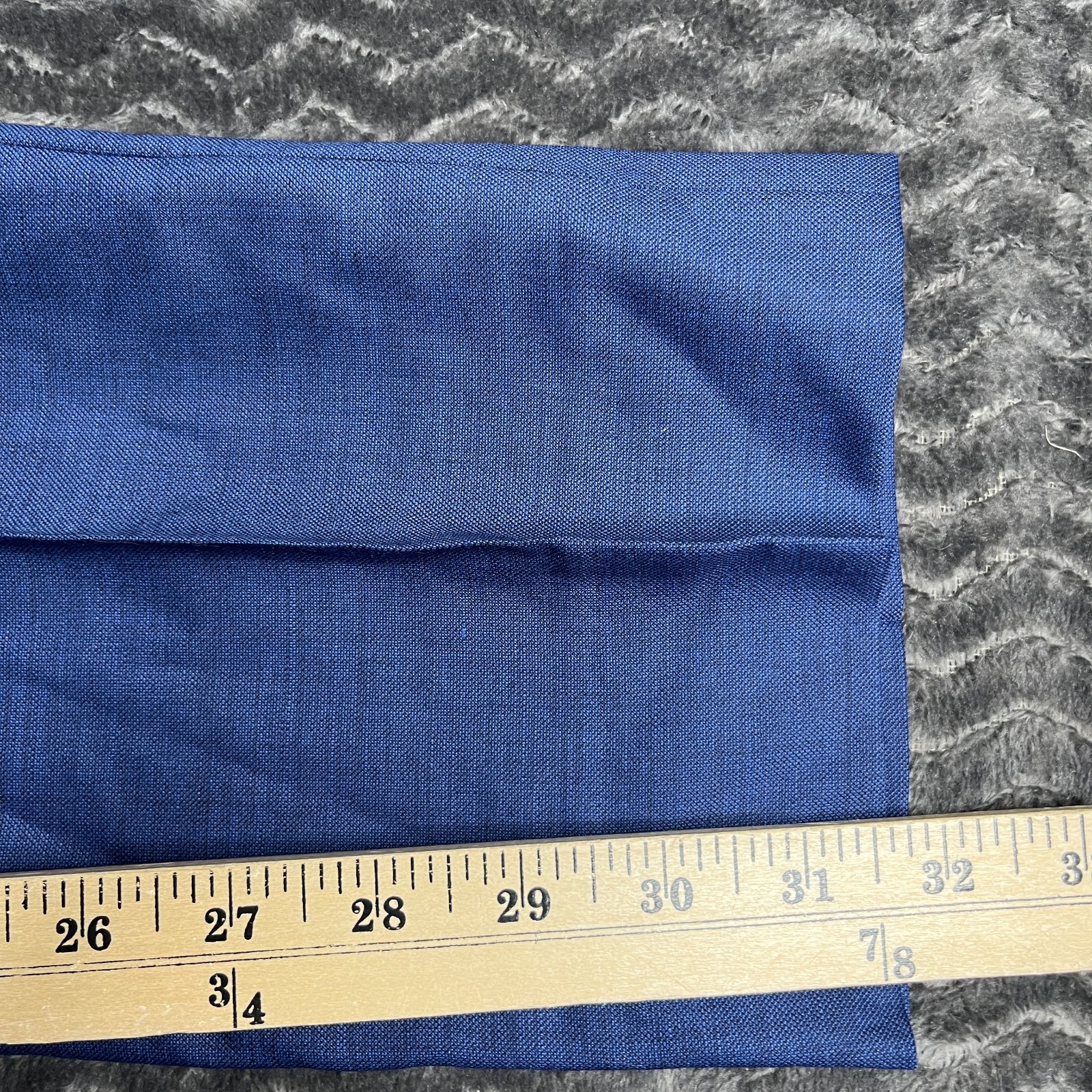 Dress Pants Mens 32×32 Blue Flat Front Relaxed Straight