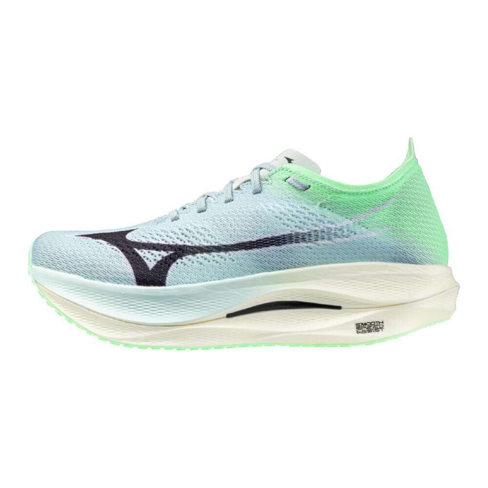 Mizuno Running Shoes WAVE REBELLION PRO LOW Light Green/Black U1GD2540 01 UNISEX