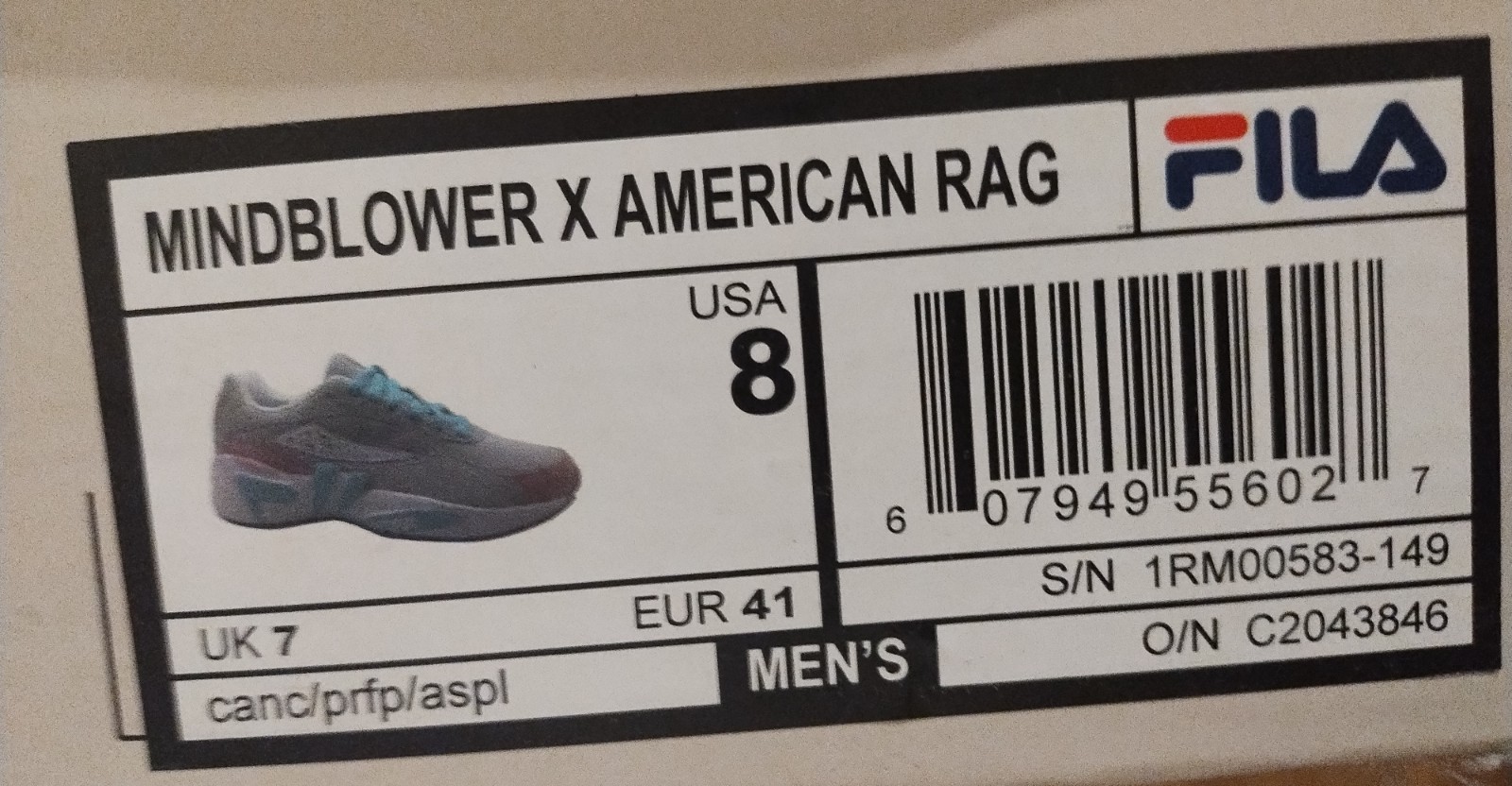 Fila Mindblower x American Rag Unisex Special Edition