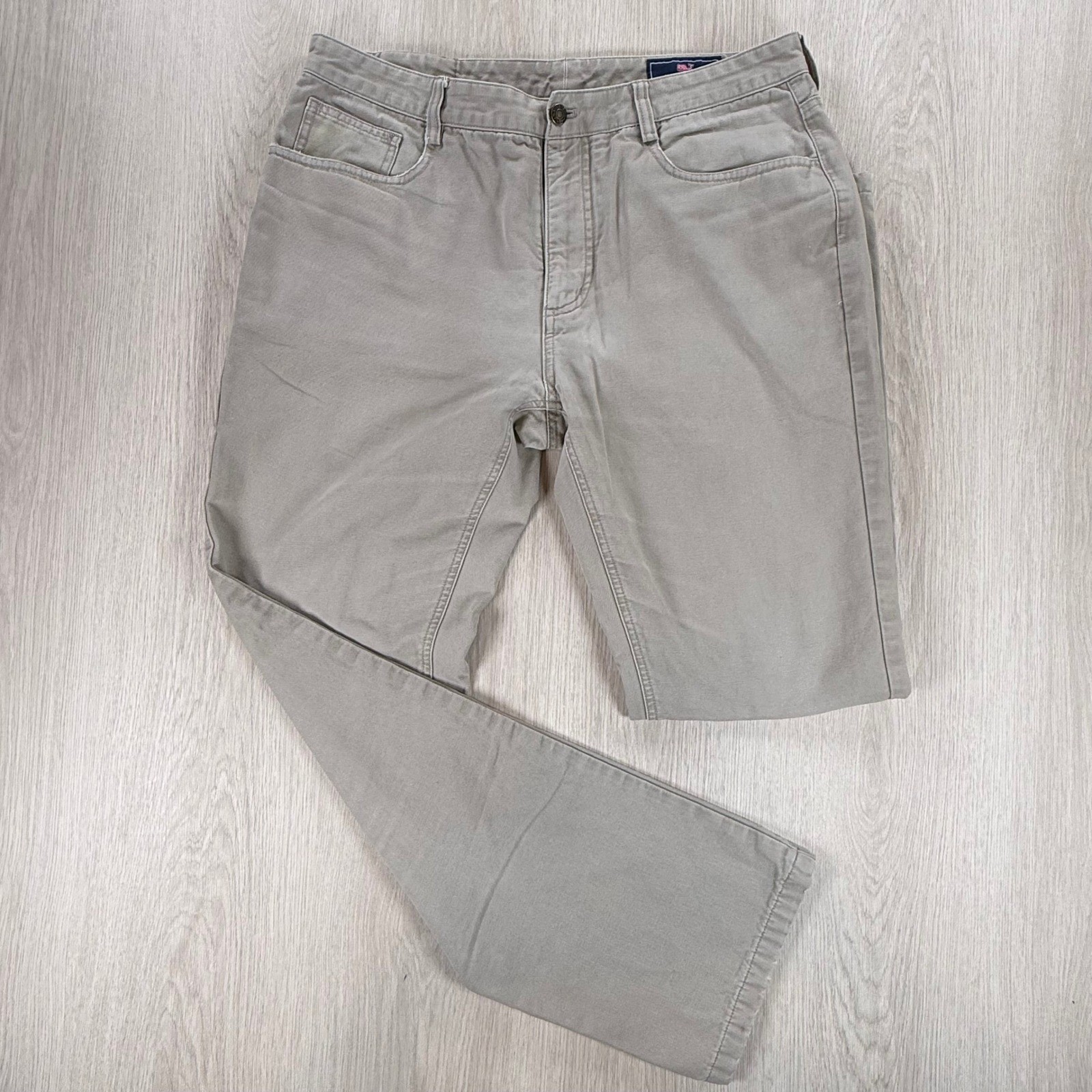 Khaki pants Vineyard Vines 35×32 straight leg casual chino preppy classic men’s
