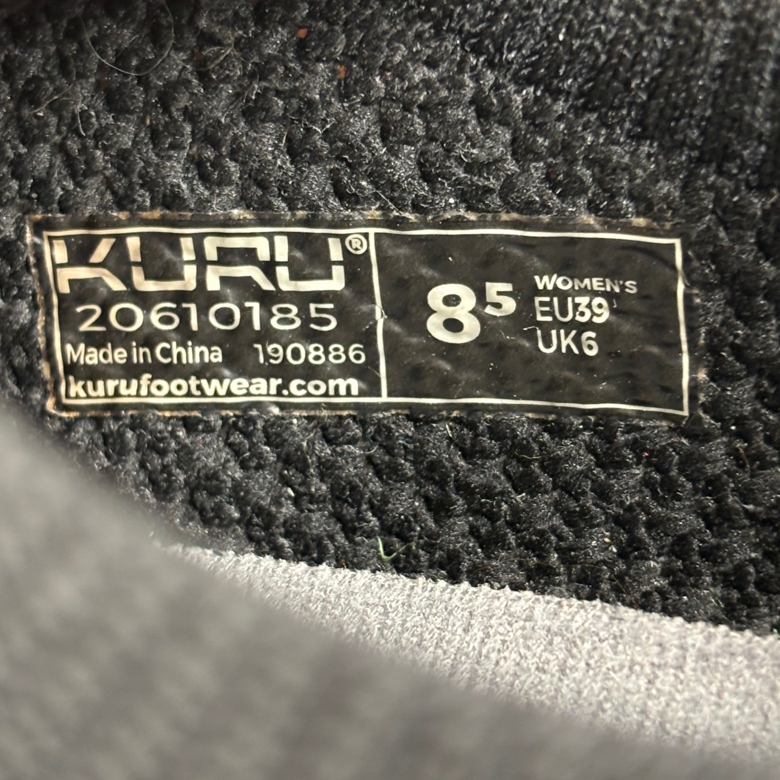 KURU Stride Orthopedic Slip On Knit Breathable Walking Sneaker Black Womens 8.5