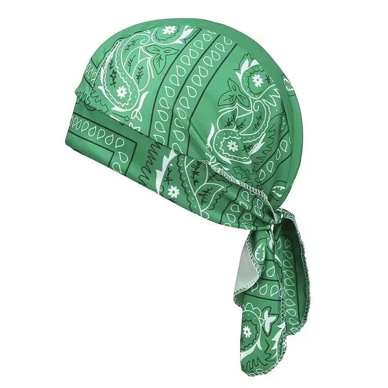 Elastic Motorcycle Wrap Biker Du Bandana Paisley Doo Rag Head Skull Cap