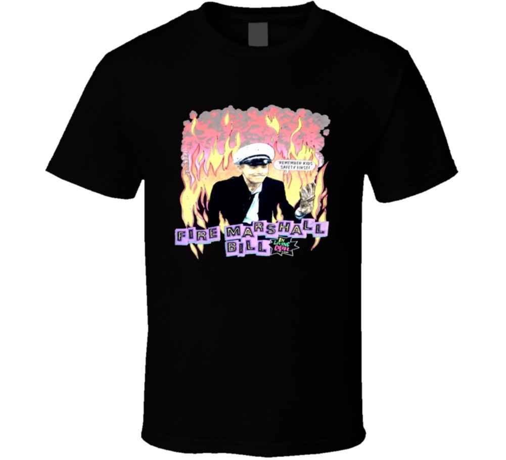 In Living Color Fire Marshall Bill Funny Tv Show T Shirt