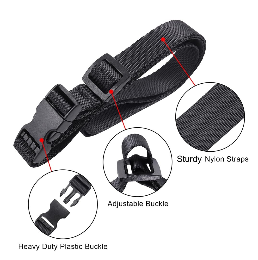 Vigorport Utility Straps with Quick Release Buckle, Nylon Backpack Accessory …