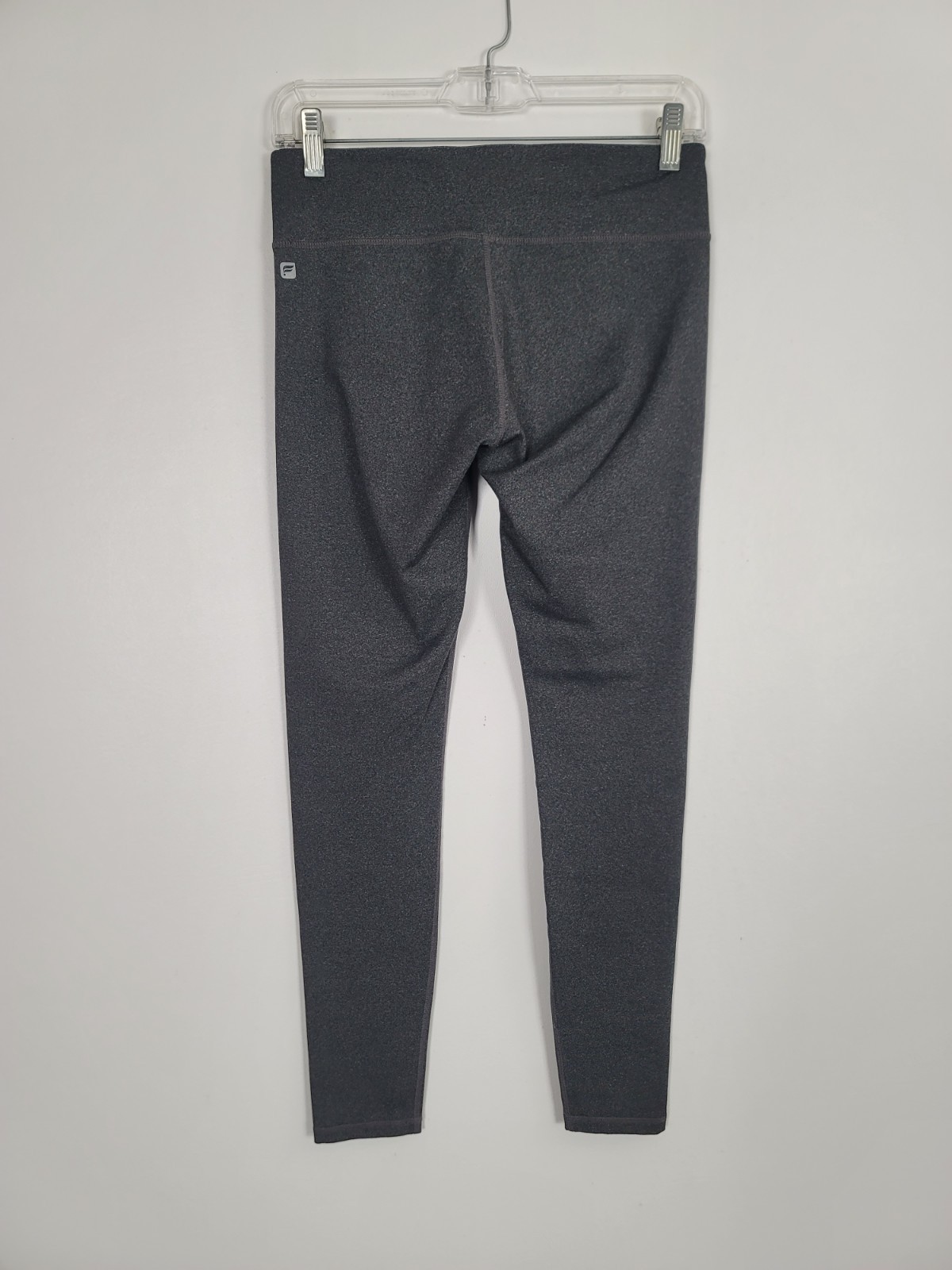 Fabletics Define Mid Rise Heathered Gray Powerhold Tight Leggings Women’s Small