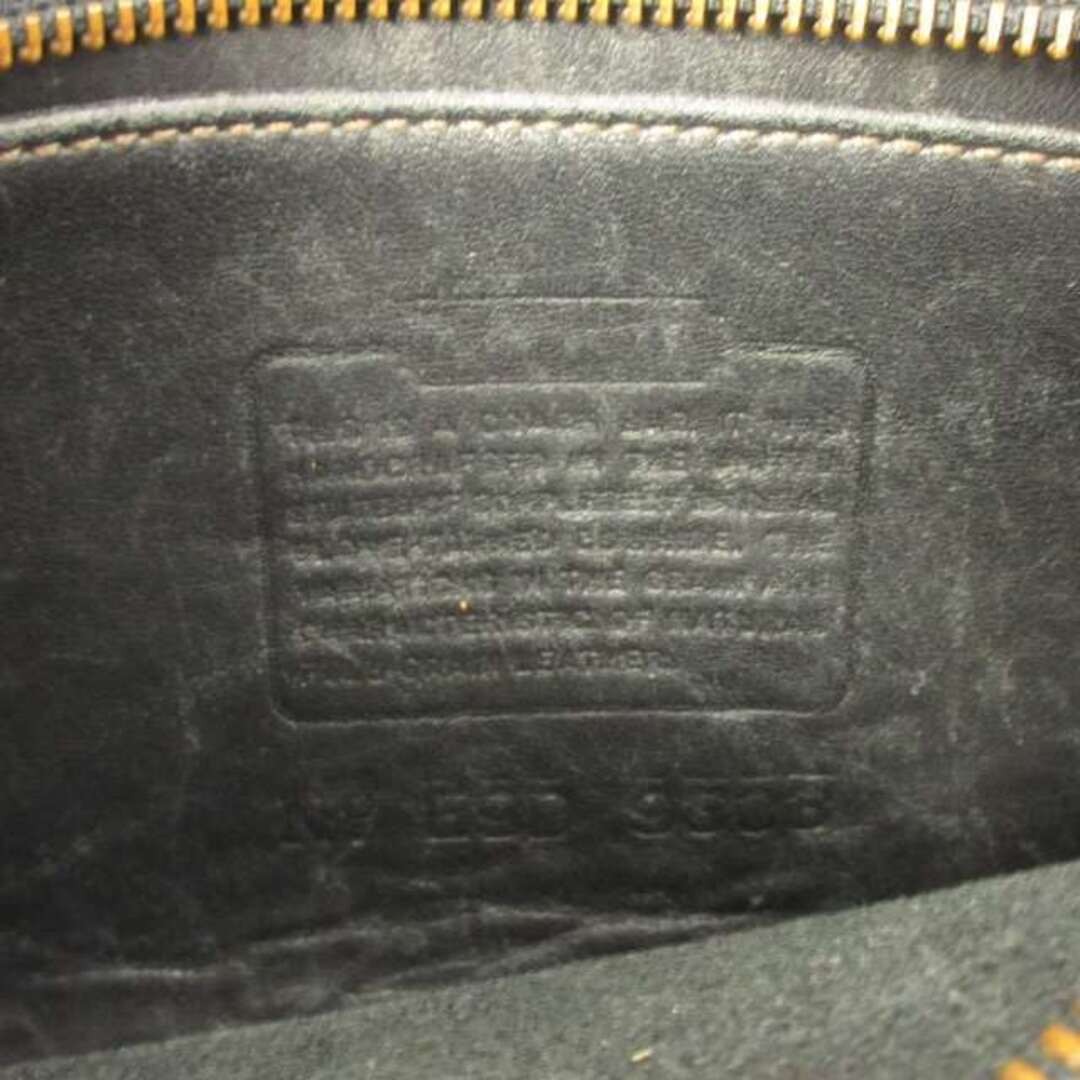 Coach Old Breaker Satchel Bleecker Handbag Leather Black 9303 XZ Used 629fe7d7ae
