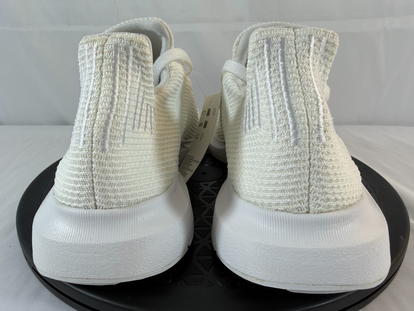 Adidas Shoes Mens 8.5 Swift Run Triple White B37725 Running Tennis Sneakers