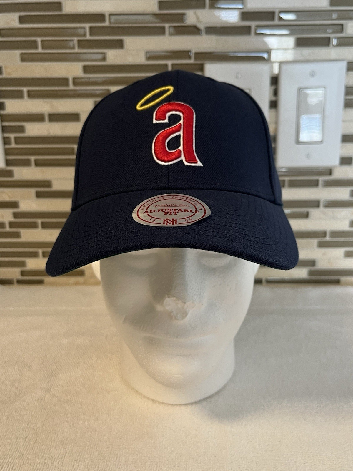 Mitchell & Ness Los Angeles Angels of Anaheim Cooperatown Snapback Hat MLB Cap