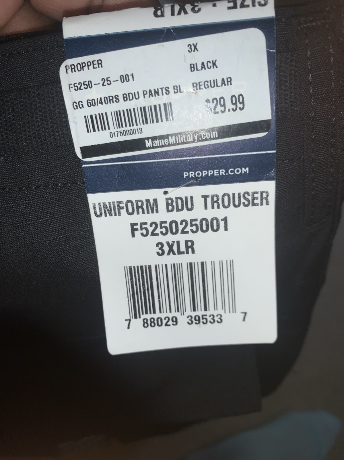 Propper® Uniform BDU Trouser- Ripstop, 6-Pockets Tactical Cargo Pants 3XL