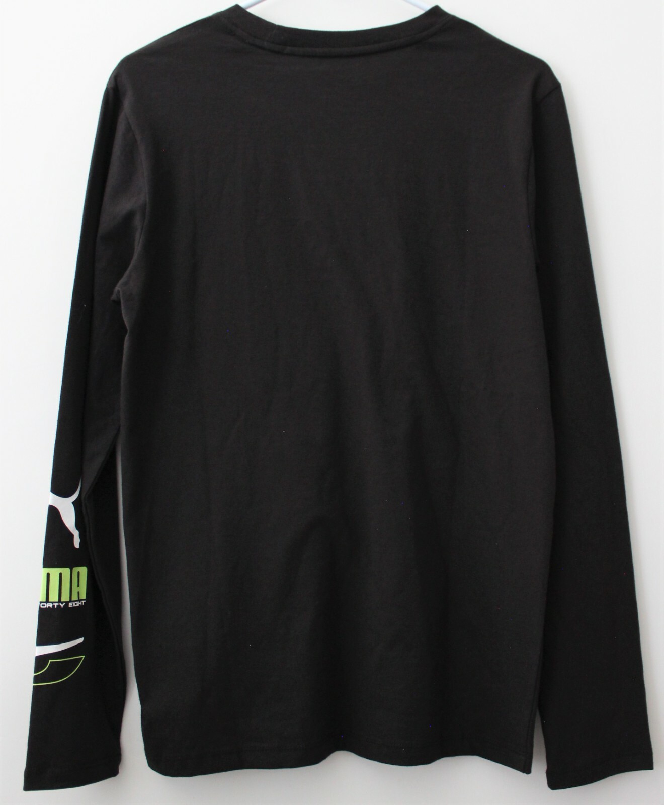 Puma Men’s Midfield Black Long Sleeve T-Shirt Size M NWT